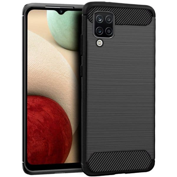 Capa para Samsung Galaxy A12 Carbon Preto