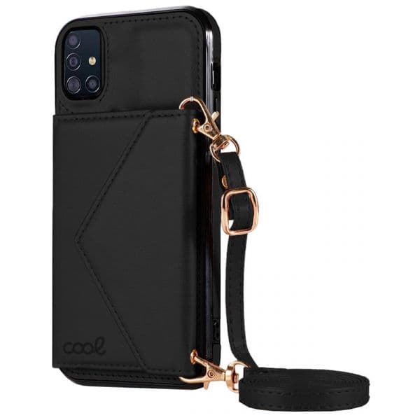 Capa Wallet Hanging Case para Samsung Galaxy A51 Black