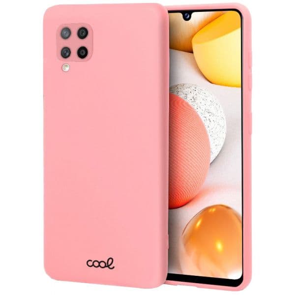 Capa Silicone Cover Samsung Galaxy A42 5G Pink