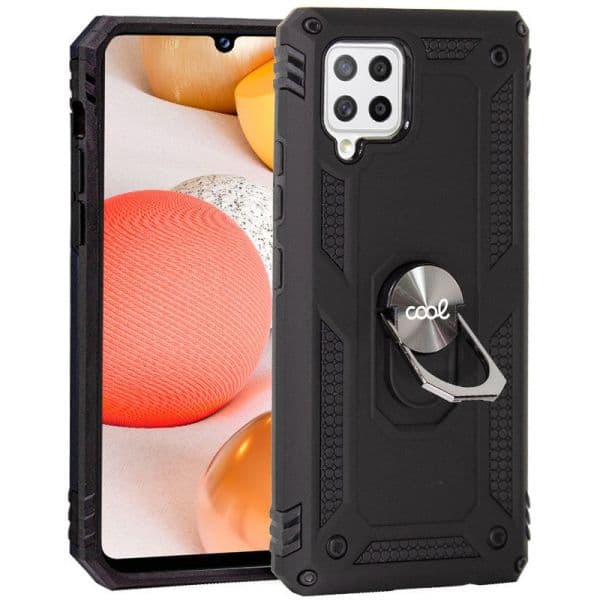 Cool Accesorios Capa Hard com Anilha para Samsung A426 Galaxy A42 5G Black