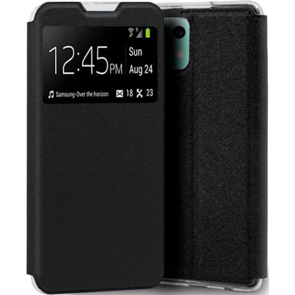 Capa Xiaomi Mi 11 Lite, Xiaomi Mi 11 Lite 5g Flip Book com Janela Black