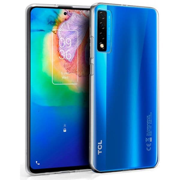 Cool Accesorios Capa Silicone para TCL 20 5G / 20L / 20L Plus Clear