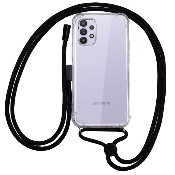 Cool Accesorios Capa para Samsung A325 Galaxy A32 4G Cabo Preto
