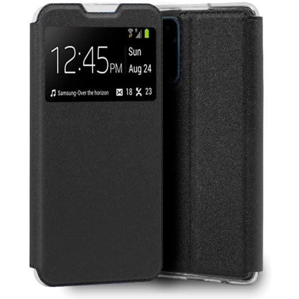 Capa Oppo A16 Flip Book com Janela Black