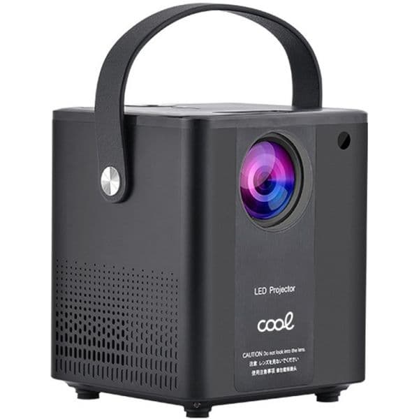 Cool Projector Compacto Rainbow 3000 Lúmenes + Hdmi/sd/usb + Wifi Mirror Black