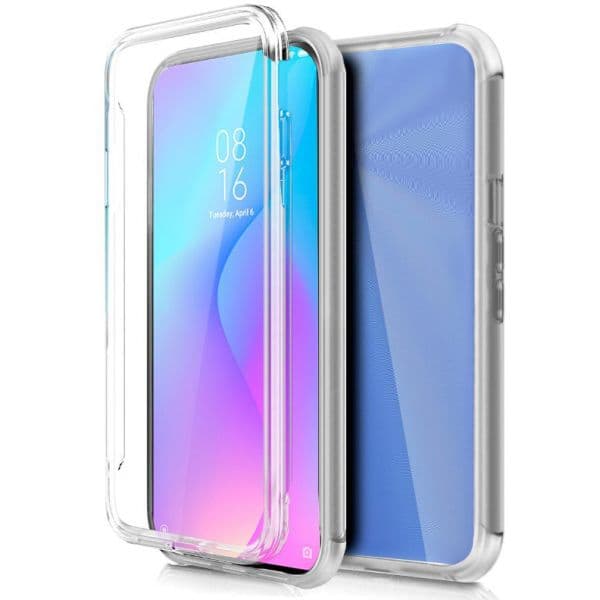 Cool Accesorios Capa Silicone 3D para Xiaomi Redmi 9T (Frente + Verso) Clear