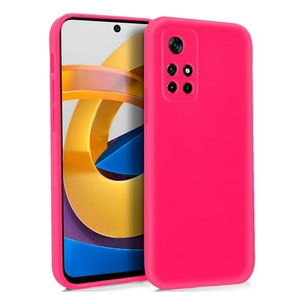 Cool Accesorios Capa Silicone para Xiaomi Poco M4 Pro 5G Pink