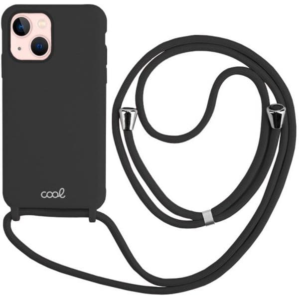 Cool Accesorios Capa para iPhone 13 Cabo Preto Suave C59099