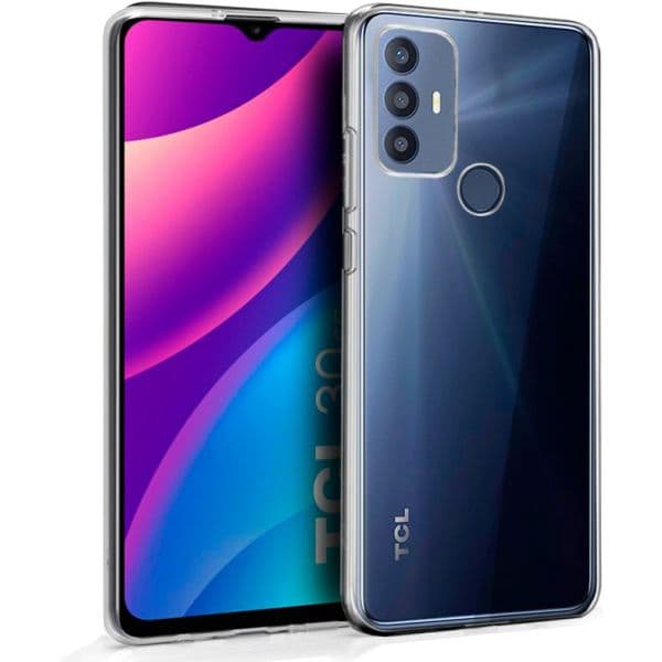 Cool Accesorios Capa de silicone para TCL 30 SE / TCL 30E (transparente)