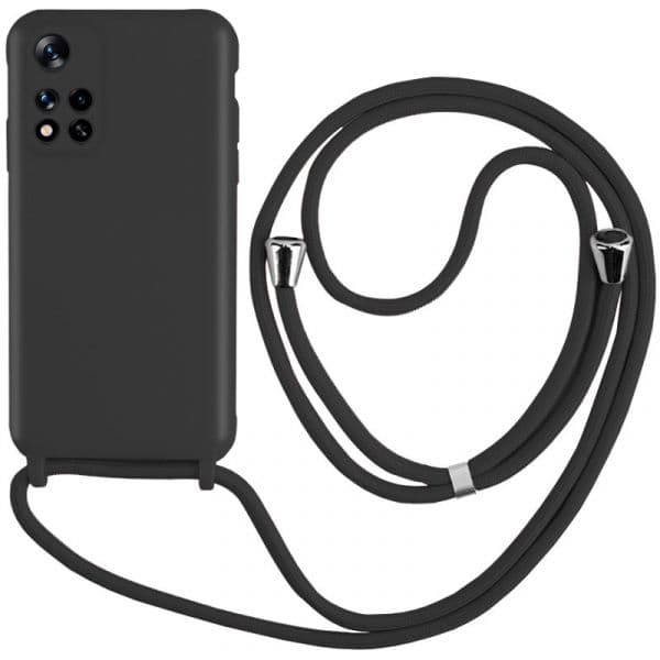 Cool Accesorios Capa para Xiaomi Redmi Note 11 Pro Plus 5G Cord Smooth Black