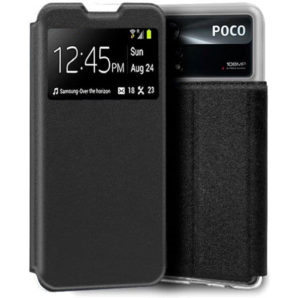 Cool Accesorios Capa Flip Cover Para Xiaomi Poco X4 Pro 5g Liso Preto - Poco X4 Pro 5g - OKPT17123
