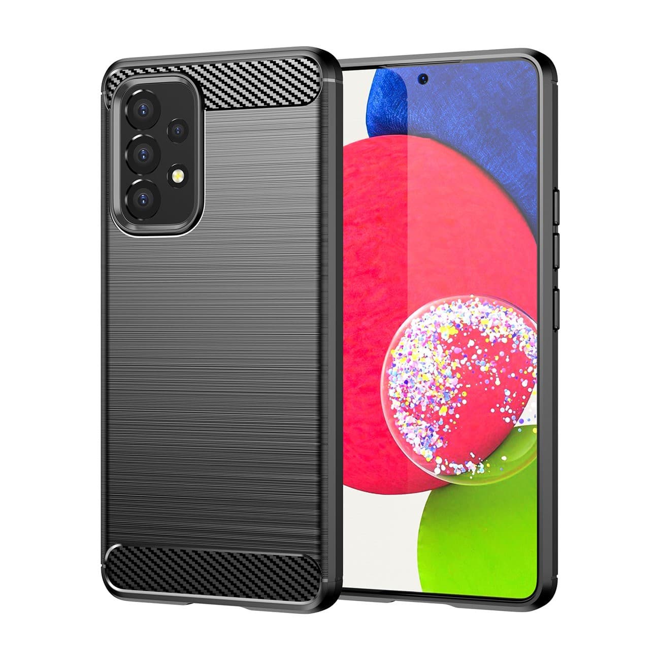 Capa Silicone Samsung A33 5G Cordão Black - 07041.A33-5G