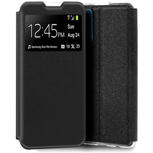 Capa para Samsung Galaxy M52 5G (samsung M526) Flip Book com Janela Black