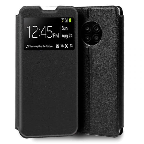 Cool Accesorios Capa Flip Cover para Honor 50 Lite / Nova 8i Liso Negro - 8434847062884
