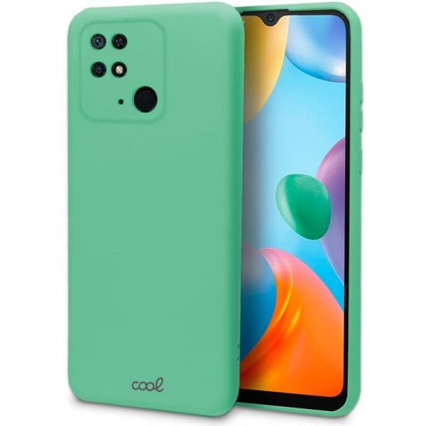 Cool Acessorios Capa Silicone para Xiaomi Redmi 10C Mint