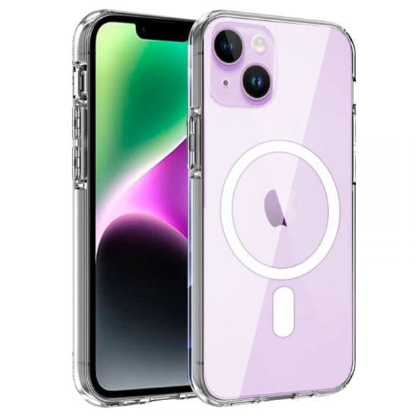 Cool Acessorios Capa Magnética para iPhone 14 Plus Clear