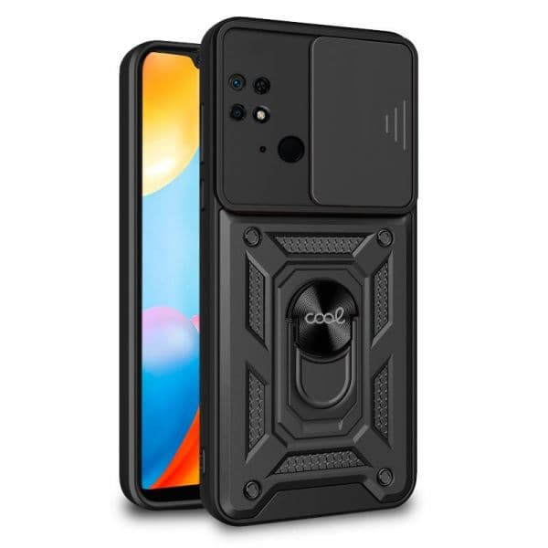 Cool Acessorios Capa Armor Ring para Xiaomi Redmi 10C Black