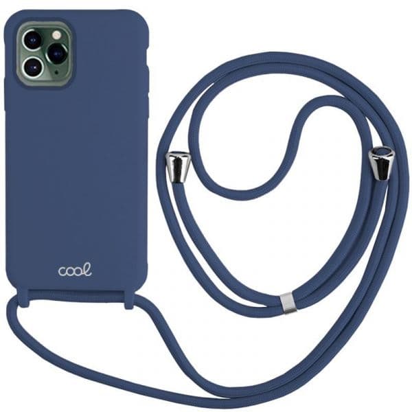 Capa Para Iphone 14 Pro Cordão Liso Marino Iphone 14 Pro