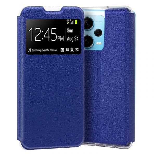Cool Acessorios Capa Flip Cover para Xiaomi Redmi Note 12 Pro Plus 5G Smooth Blue