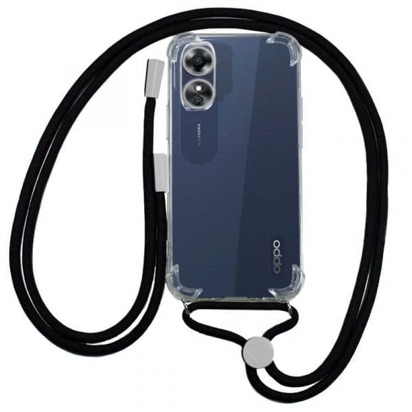 Cool Acessorios Capa Oppo A17 Cordão (Preto) - CL000006038