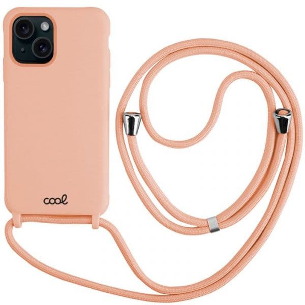 Cool Acessorios Capa c/ Cordão Liso iPhone 15 (Rosa) - CL000006084