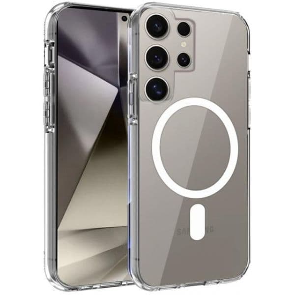 Cool Acessorios Capa Magnética para Samsung Galaxy S24 Ultra Clear