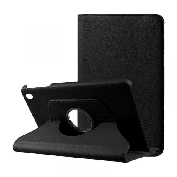 Cool Acessorios Capa de Couro Sintético Liso Preto para Samsung Galaxy Tab A9 X110