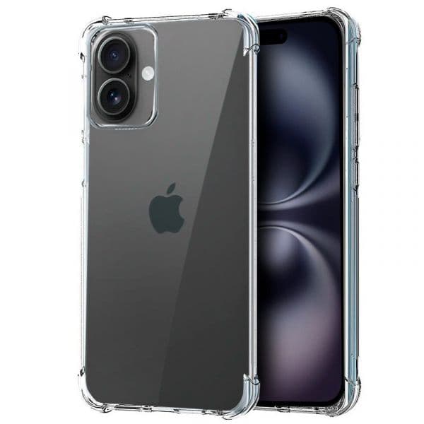 Cool Acessorios Capa AntiShock para iPhone 16 Clear