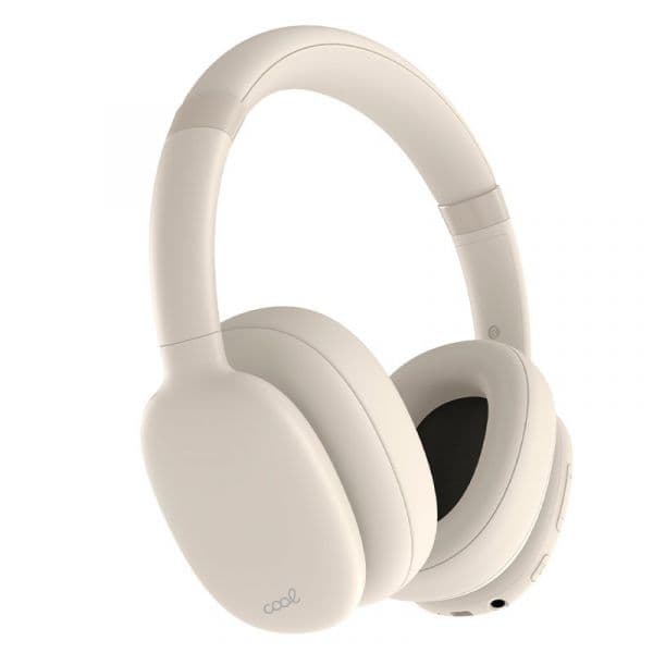 Cool Acessorios Auscultadores Estéreo Bluetooth Roller Bege