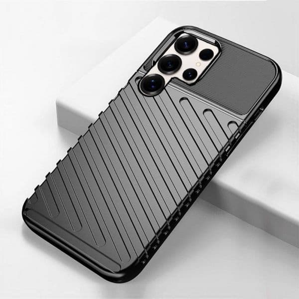Cool Acessorios Capa Thunder para Samsung S938 Galaxy S25 Ultra Preto
