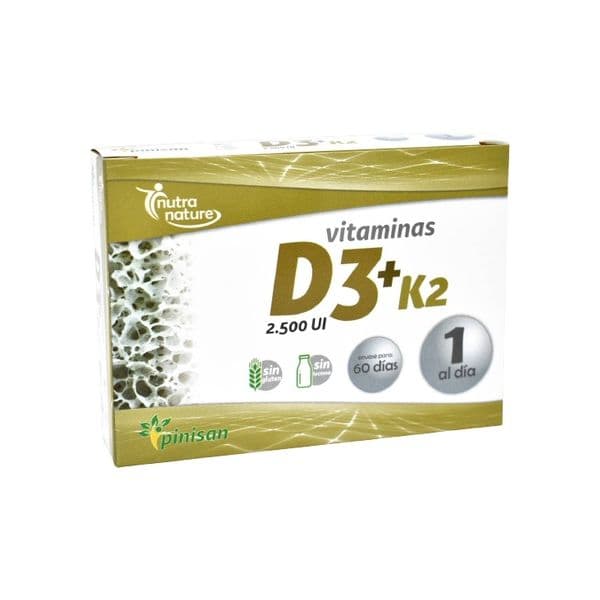 Pinisan Vitamina D3+K2 60 Cápsulas