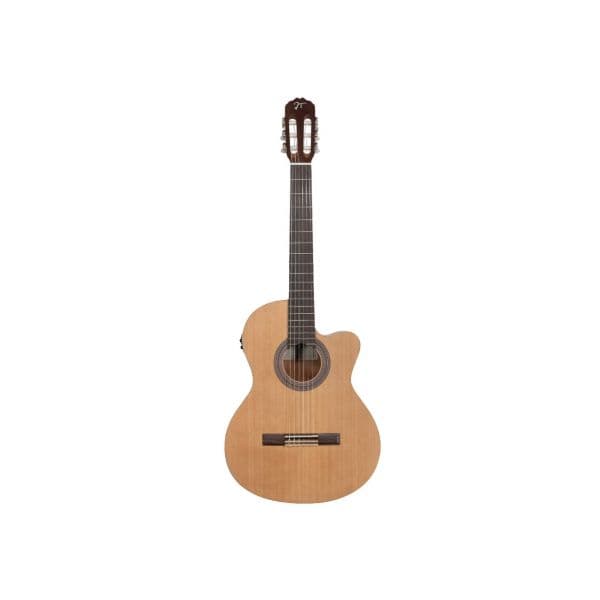 José Torres Guitarra Clássica Eletrificada JTC-5SCE Cutaway Tampo Cedro Sólido Acabamento Mate