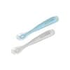 Béaba Set 2 Collheres Silicone Cinza/Azul 4m+