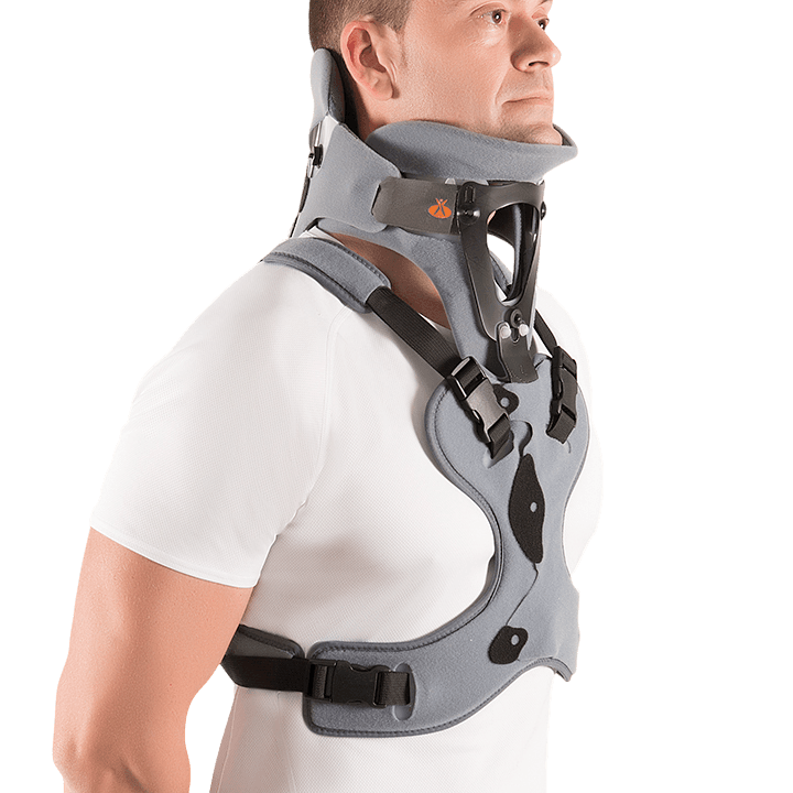 Colar Cervical Bivalve com Suporte Torácico - ORLIMAN CC2800 (M)