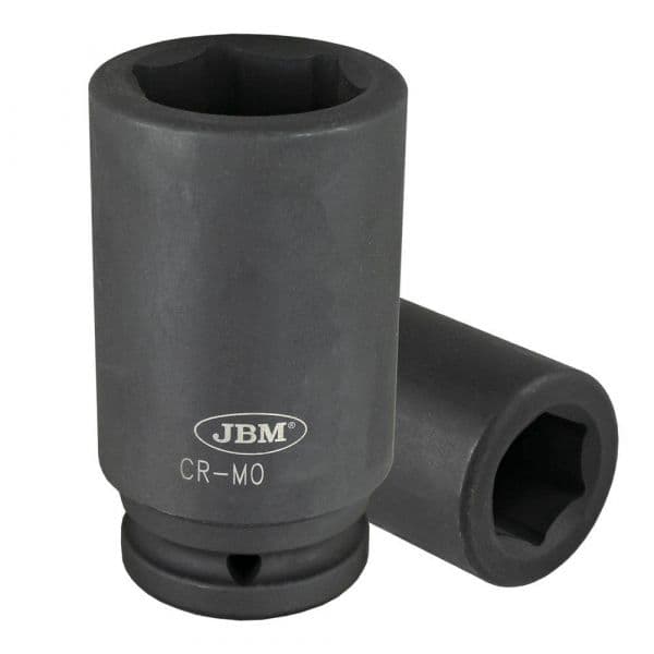 Jbm 3/4´´ 19 Mm Hexagonal Long Impact Socket Prateado