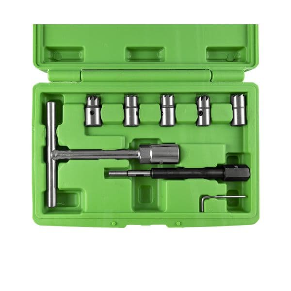 JBM Kit Chaves Injetores e Reamer 8 Peças 35CrMo Multi-Marca