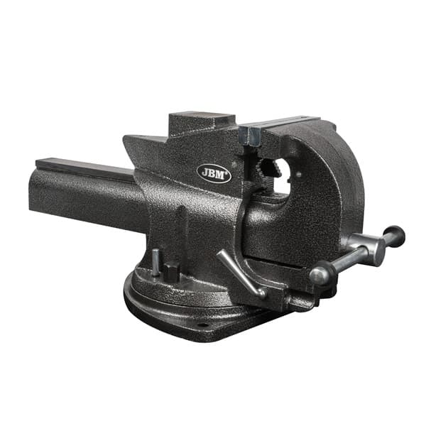 Torno de Bancada de Abertura Rápida com Base Rotativa JBM