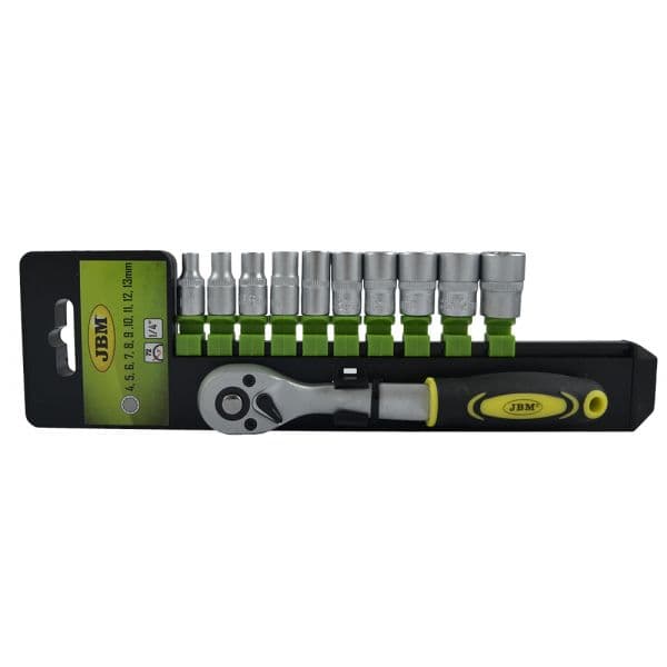 JBM Roquete 72 Dentes com Chaves de 12 Cantos 1/4 - JBM52951
