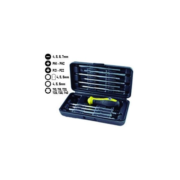 JBM Estojo de Destornilladores com Cabo Intercambi?vel 20 em - JBM53010
