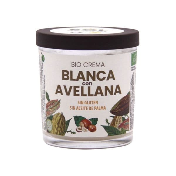 Sol Natural Creme de Cacau Branco Biológico com Avelãs 200g
