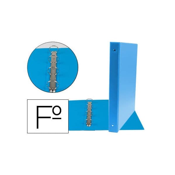 Liderpapel Pasta 4 Aneis 25mm Redondos Plástico Folio Cor C - CA83