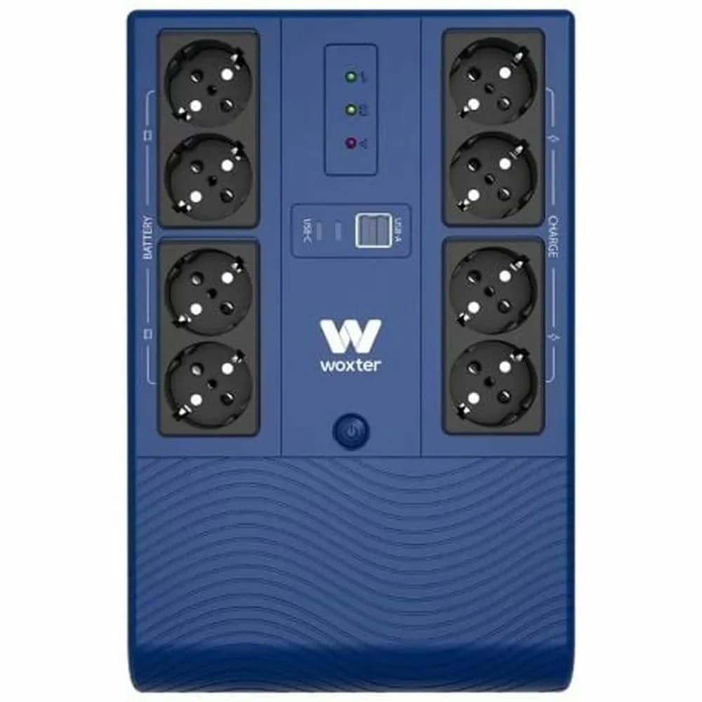 UPS Woxter SAI Linha Interactiva Multibase 1200VA 720W 8 Saídas Torre