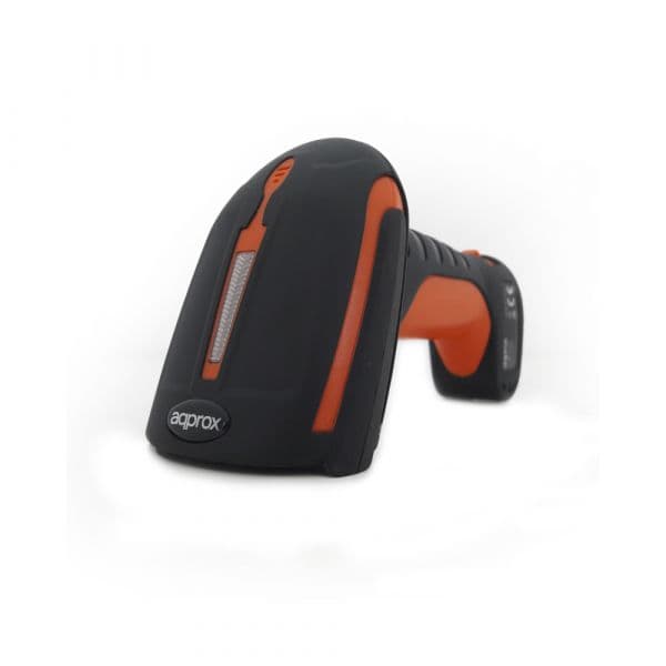 Approx appLS18I Leitor de código de barras portátil 1D Laser Cinzento, Laranja