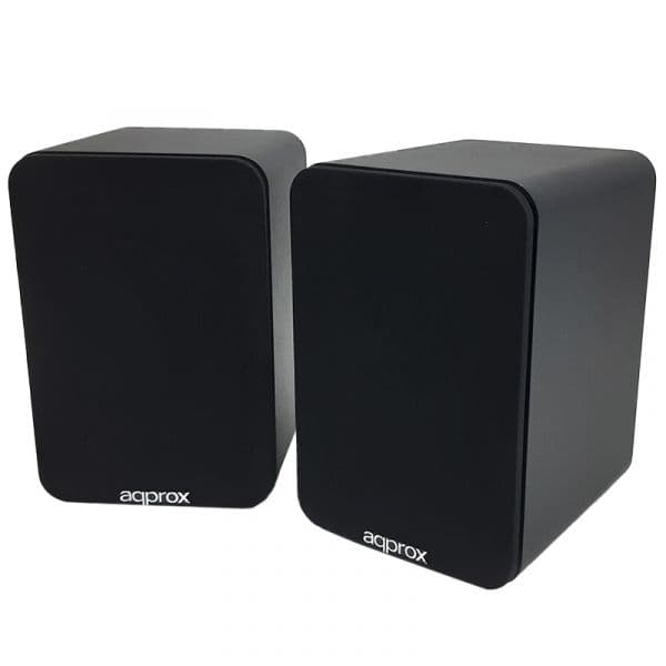 Approx APPSPK02BK Sem Fios Pretos com 2 Suportes de Parede