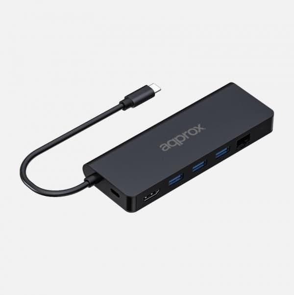 Approx Hub 8 em 1 USB-C 18cm APPC53 - HUBAPPAPPC53