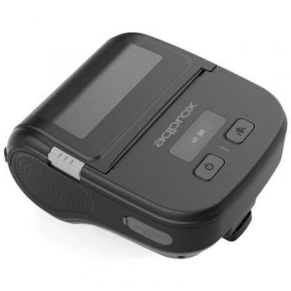Approx appPOS80PORTABLEWIFI Impressora Térmica Portátil com Wi-Fi, Bluetooth, USB-C e Corte Manual