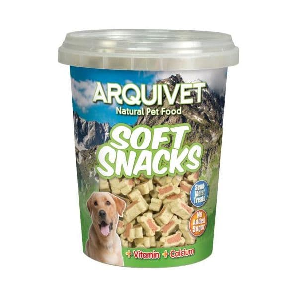 Arquivet Soft Snacks Duo Ossos Salmão E Arroz 800 g