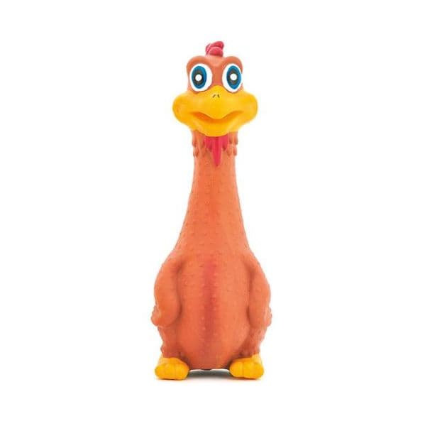 Arquivet Brinquedo Cão Látex Galinha Marrom 19 cm
