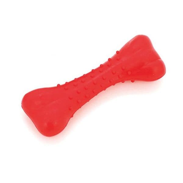Arquivet Brinquedo Cão Osso Borracha Azul Vermelho