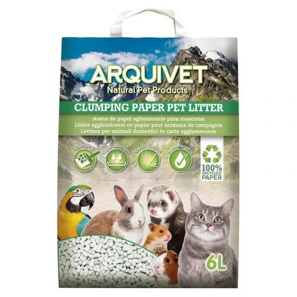 Arquivet Areia de Papel Aglomerante 6L